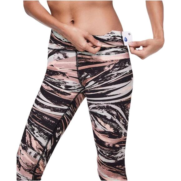 Lululemon Wunder Under Crop High-Rise Full-On Luxtreme 21" Colour Splash Size 8 - Picture 7 of 10